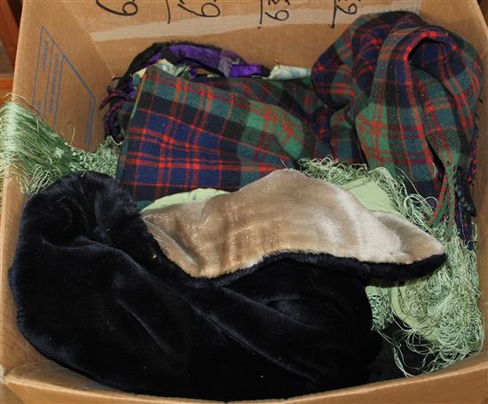 Velvet, wool blankets, etc